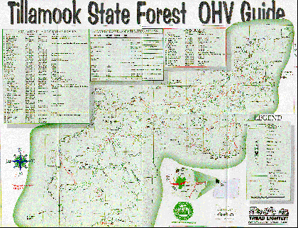 Tillamook State Forest Trail Map Tillamook State Forest Trail Map